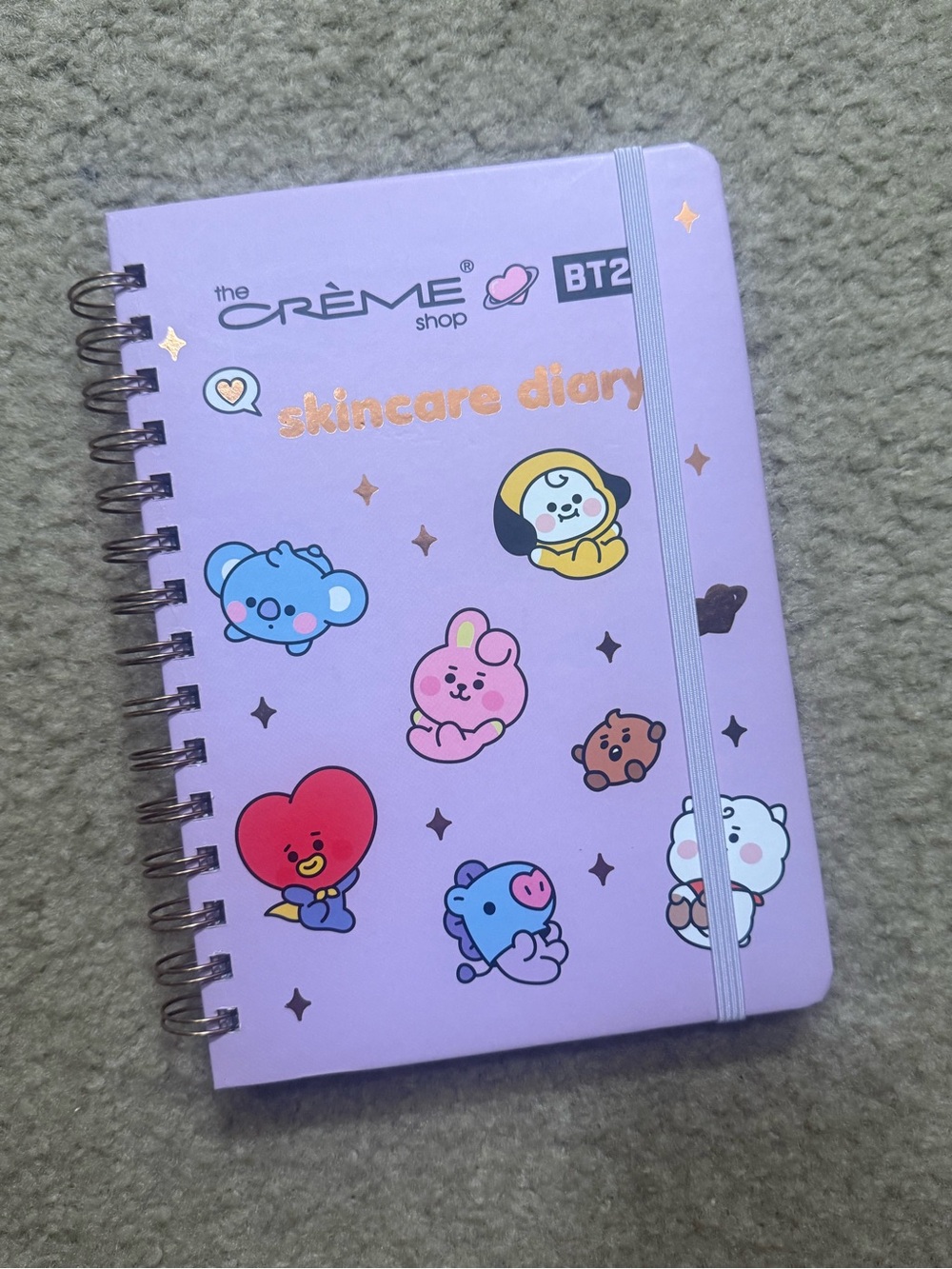 BTS X The Crème Shop Skincare Notebook